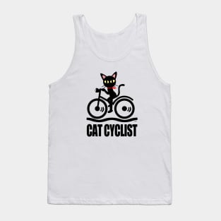 Cat Cyclist Tank Top